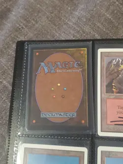 NM Unlimited Mountain A Magic MTG Card Douglas Schuler Signature Vintage Signed - Image 2