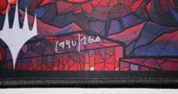 Magali Villeneuve DMU Stained Glass Playmat w/ COA MTG Kickstarter #1940 - Image 2