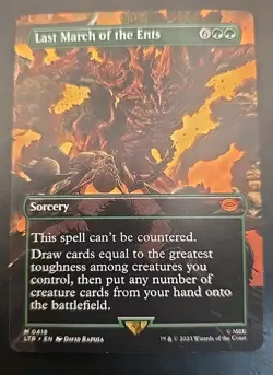Last March of the Ents (Borderless) Universes Beyond: Lord of the Rings MTG LP - Image 1