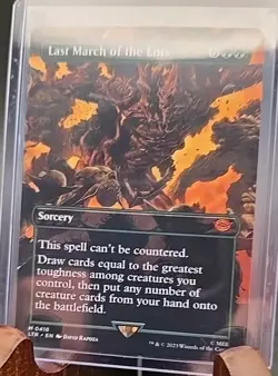 Last March of the Ents (Borderless) Universes Beyond: Lord of the Rings MTG LP - Image 3