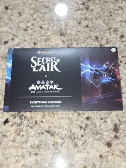 MTG Secret Lair RAINBOW FOIL Avatar: The Last Airbender Everything Changed New - Image 1