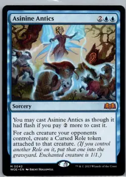 #42 Asinine Antics Wilds of Eldraine Mythic - Image 1