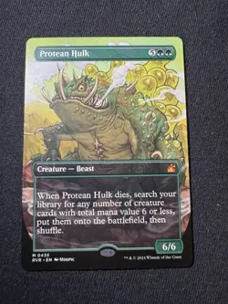 Protean Hulk (Anime Borderless) - Ravnica Remastered English MTG NM Mythic Rare - Image 1
