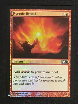 1x MTG Pyretic Ritual (Foil) - The List Reprints (LIST) (M11) #153 - Magic - Image 3