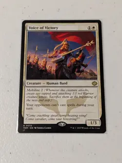 MTG Voice of Victory - Tarkir: Dragonstorm NM - Image 1
