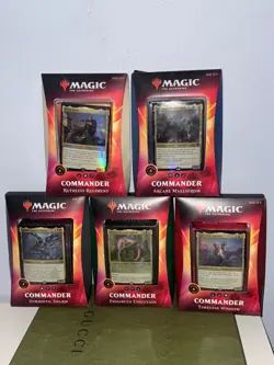 Magic the Gathering MTG - Ikoria Commander 2020 Set of 5 Decks - New Sealed - Image 1
