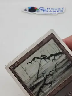 MTG Misprint Swamp (C) Crimped Packing Error Revised Magic *CCGHouse* - Image 4