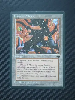 MTG French Mishra's Factory Fall Antiquities Usine de Mishra LP+ - Image 1