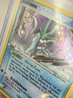 Suicune 4/17 Pop Series 2 Non Holo Pokemon Card 2006 LP - Image 3