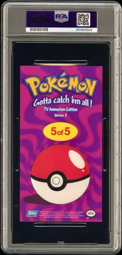 PSA 5 - Charizard TOPPS Anime Ser. 2 O/S Tin Topper- Pokemon - Image 2