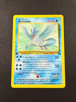 Pokemon TCG - Articuno (17/62) 1st Edition Fossil - Regular Rare - LP - Image 3