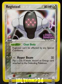Pokemon TCG - Registeel 29/110 EX Holon Phantoms Reverse Holo Vintage Rare - Image 1
