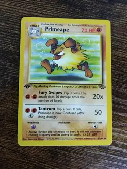 Pokemon Jungle 1st Edition Primeape 43/64 Non Holo NM-MINT - Image 1
