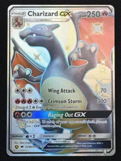 Pokemon Hidden Fates Shiny Vault Charizard GX SV49/SV94 Shiny Holo Rare - Image 2