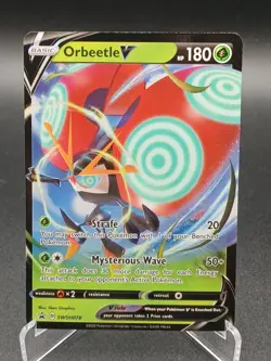 Orbeetle V SWSH078 Promo Black Star Pokemon NM - Image 1