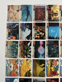 Pokemon Topps TV Animation Edition 1999 Lot Of 75, Includes 4 Stickers and foils - Image 2