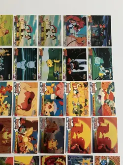 Pokemon Topps TV Animation Edition 1999 Lot Of 75, Includes 4 Stickers and foils - Image 4
