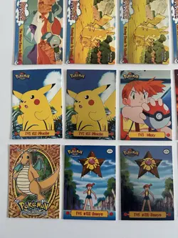 Pokemon Topps TV Animation Edition 1999 Lot Of 75, Includes 4 Stickers and foils - Image 5
