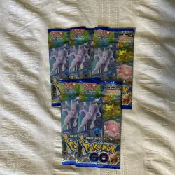 Pokemon Go Japanese Booster Pack x5 - USA Seller - Image 1