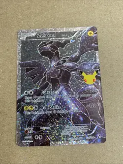 Pokemon TCG Zekrom Holo Rare Card 25th Anniversary Celebrations 114/114 - Image 1
