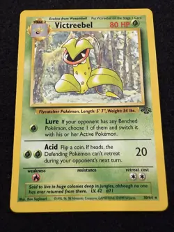 Pokemon Victreebel rare 30/64 from Jungle Unlimited in LP+ condition! - Image 1