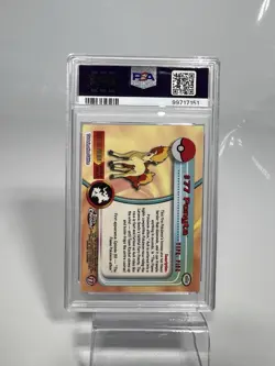 2000 TOPPS CHROME POKEMON T.V. #77 PONYTA PSA 8 - Image 2