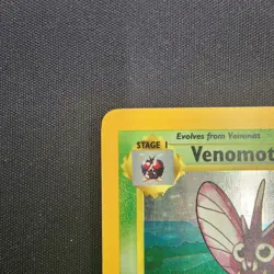 Pokemon Jungle Venomoth 13/64 Holo Rare No Symbol Error - Image 2