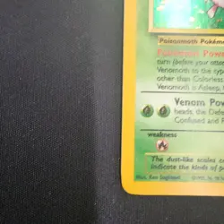 Pokemon Jungle Venomoth 13/64 Holo Rare No Symbol Error - Image 5