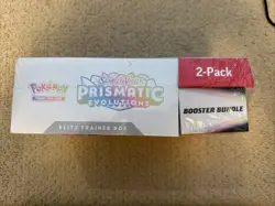 Pokemon TCG Prismatic Evolutions ETB + Booster Bundle Costco 2-Pack Sealed - Image 4