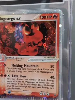 CGC 10 Pokemon Magcargo ex EX Dragon 95/97 Holo Rare EX - with 2 swirls - Image 4