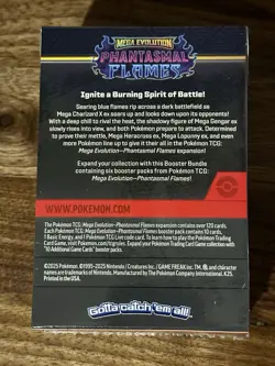 Pokemon TCG: Mega Evolution Phantasmal Flames Booster Bundle - Image 2