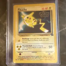 Pokemon TCG Pikachu #4 Promo The First Movie Basic Card English 1999 - Image 1
