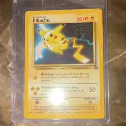 Pokemon TCG Pikachu #4 Promo The First Movie Basic Card English 1999 - Image 2