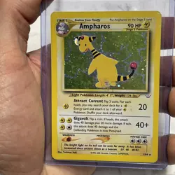 Ampharos - LP - 1/64 - Neo Revelation - Unlimited - Pokemon TCG Holo Rare Card - Image 1