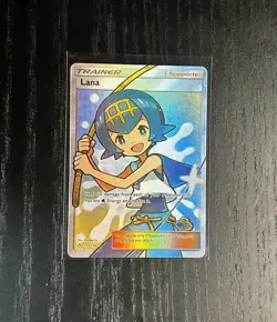 Lana 150/156 Sm-Ultra Prism Full Art Ultra Rare Holo Trainer Pokemon TCG - Image 1