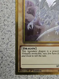 Blue-Eyes White Dragon MVP1-ENG55 YuGiOh 2017 Gold Rare 1st Edition VLP - Image 5