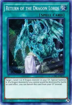 Yugioh! LP Return of the Dragon Lords - LCKC-EN074 - Secret Rare - Unlimited Edi - Image 1