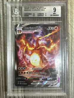 Charizard VMAX Promo SWSH: Sword & Shield Promo Cards SWSH261 BGS 9 NOT PSA - Image 1