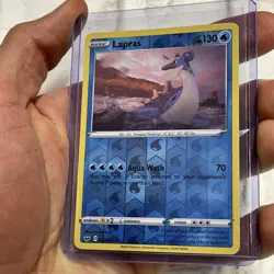 Pokemon Lapras - 048/202 Rare Pokemon Card 2020 LP/NM Nintendo TCG Reverse Holo - Image 1