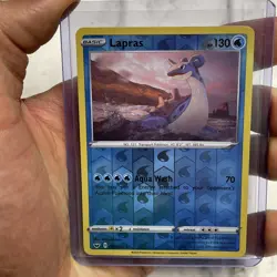 Pokemon Lapras - 048/202 Rare Pokemon Card 2020 LP/NM Nintendo TCG Reverse Holo - Image 2