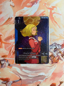 Gundam Card Game Newtype Rising Sayla Mass GD01-087 R+ Holo Foil Rare - Image 1