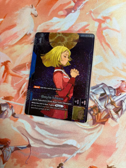 Gundam Card Game Newtype Rising Sayla Mass GD01-087 R+ Holo Foil Rare - Image 2