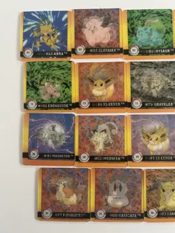 Pokemon ArtBox Premier Edition Lot of (27) Flipz Cards 1999 Nice Shape - Image 2