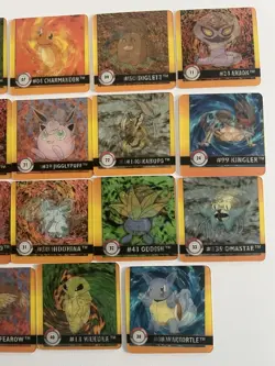 Pokemon ArtBox Premier Edition Lot of (27) Flipz Cards 1999 Nice Shape - Image 4