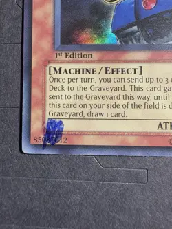 Card Trooper DP03-EN009 Ultra Rare 1st Edition Damaged Yugioh - Image 3