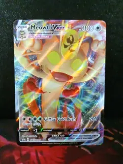 Meowth VMAX SWSH005 SWSH: Sword & Shield Promo Cards Holo - Image 1