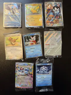 Pokemon 2025 Holiday Calendar Promo Card Set 8 Pieces New Sealed For Collectors - Image 1