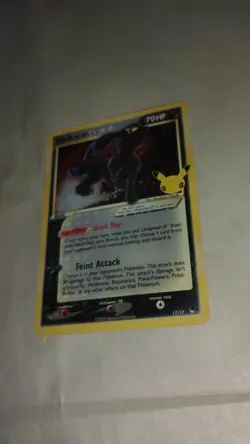 Pokemon TCG Umbreon Star Celebrations Holo Card 17/17 Classic Collection - Image 2