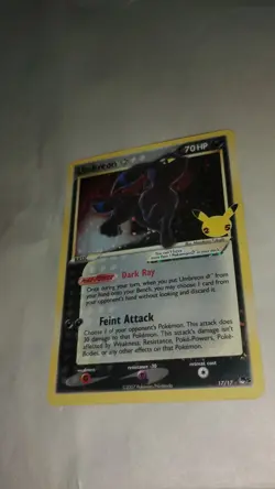 Pokemon TCG Umbreon Star Celebrations Holo Card 17/17 Classic Collection - Image 3