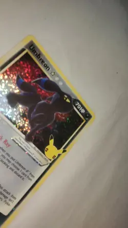 Pokemon TCG Umbreon Star Celebrations Holo Card 17/17 Classic Collection - Image 5